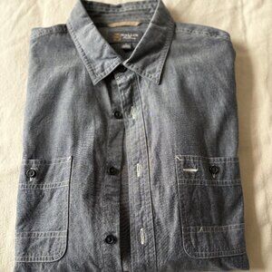 Wallin & Bros Blue Double Pocket Button-Up